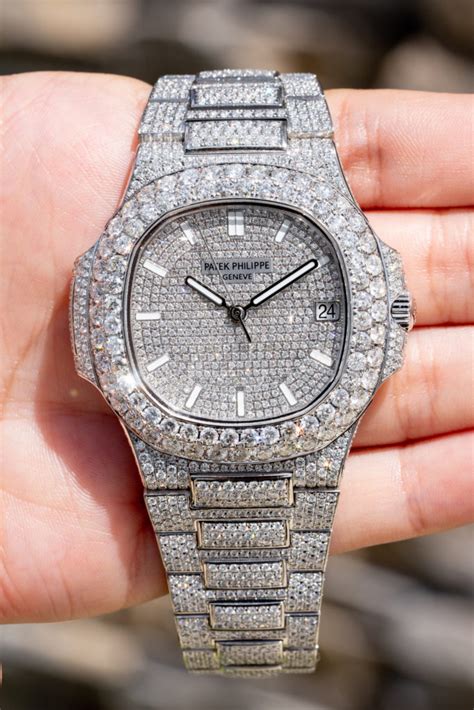 patek philippe nautilus cheap|patek philippe nautilus full diamond.